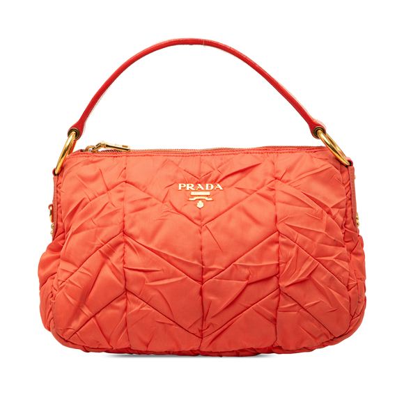 Prada Handbags - Pre-Loved Prada Quilted Tessuto Hobo